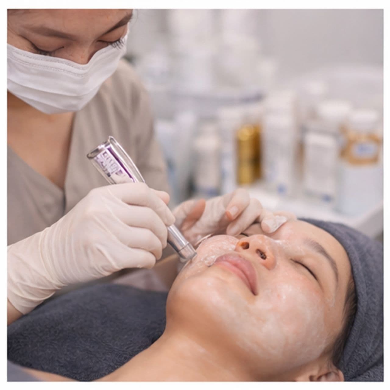 Lăn kim trẻ hóa da, lỗ chân lông to, sẹo rỗ